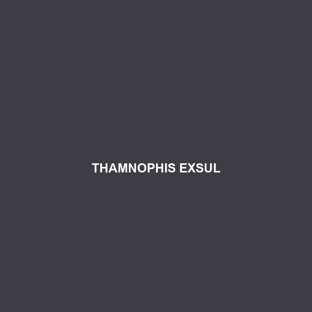 Thamnophis exsul