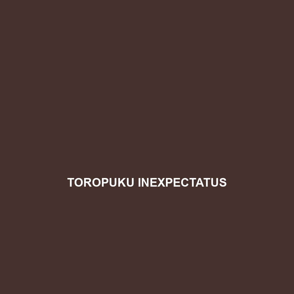 Toropuku inexpectatus