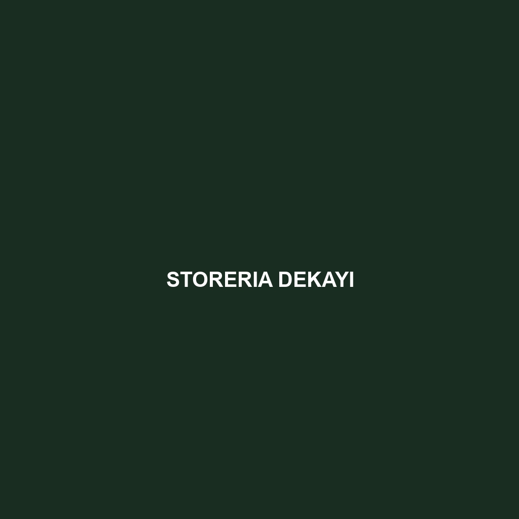 Storeria dekayi